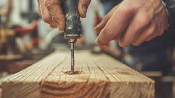 Embouts de vissage : comment visser une vis dans du bois sans le fendre efficacement